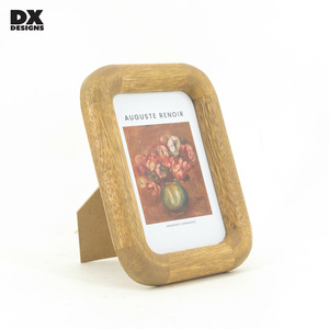 DX tasarımlar Artisan serisi mimari kavisli çerçeve 4x6 5x7 kişiselleştirilmiş fotoğraf ekran için el işi meşe ahşap çerçeve - Product Image 5