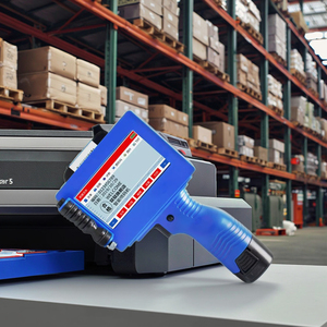 Stampante a getto d'inchiostro elettrica portatile certificata macchina di codifica con cartone di plastica nuova condizione stampante a getto a mano - Product Image 1