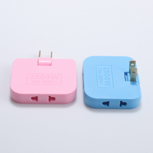 Enchufe de EE. UU. Convertidor de enchufe giratorio de 180 grados Extensión 3 en 1 Adaptador de enchufe mini de enchufe múltiple - Product Image 4