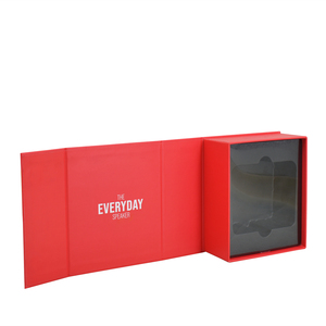 Custom <strong>Red</strong> Cheap Mini Sound <strong>Box</strong> with Insert Portable Speaker Car Accessory Paper Mini Magnetic Gift Boxes