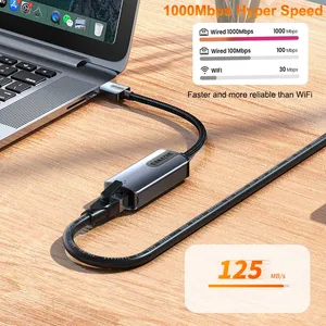 SAMZHE USB Ethernet USB 3.0 2.0 bis RJ45 HUB für Computer Ethernet Adapter Netzwerk karte USB Xiaomi Mi Box S Nintendo Switch - Product Image 3