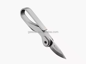 New Arrival Titanium EDC Mini Folding Knife M390 Steel As Box <strong>Cutter</strong> with <strong>Key</strong> Chain Hole for Outdoor and Everyday Life - Product Image 2
