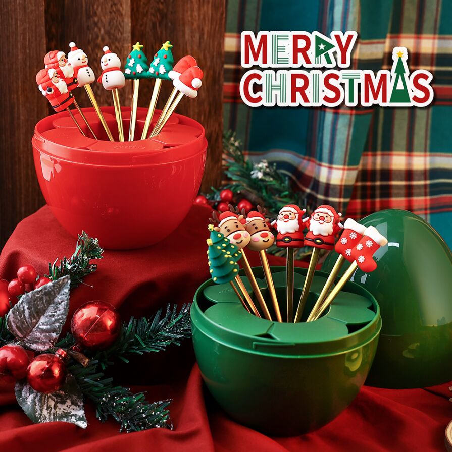 8pcs cuillère et fourchette + coffrets cadeaux coquille d'oeuf