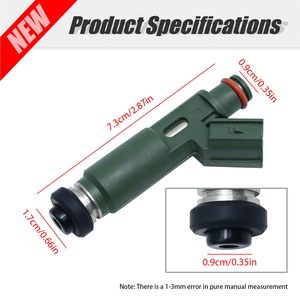 หัวฉีดน้ำมันเชื้อเพลิงที่เข้ากันได้23209-0D040 FJ415 Toyota Celica MR2 Spyder Corolla Matrix Chevy prizm Pontiac VIBE 1.8L เครื่องยนต์2.0L - Product Image 6