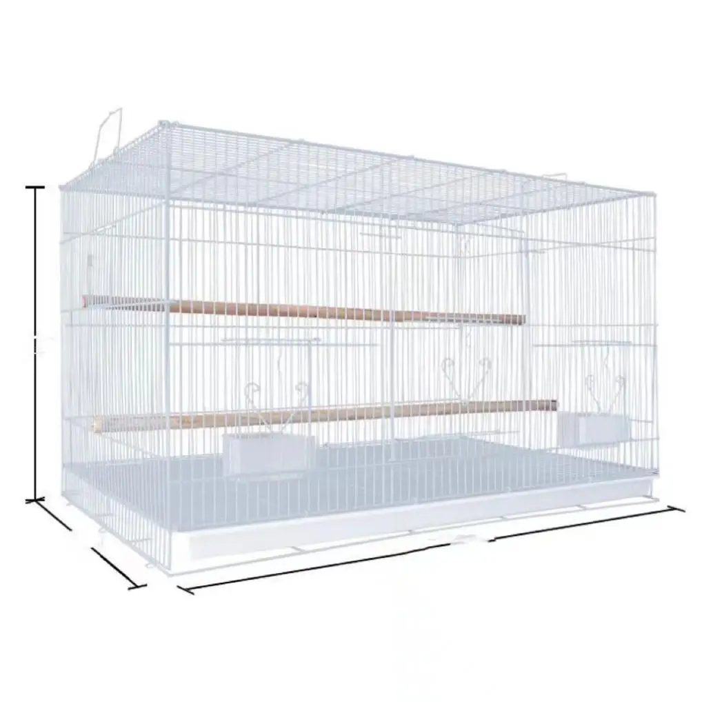 Agenzia di reclutamento all'ingrosso gabbia per uccelli in vendita grande pappagallo bianco gabbia di metallo gabbia di quaglia per uccelli