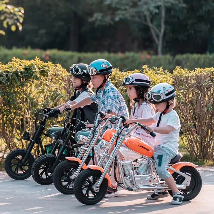 2 ruote per bambini moto scooter mini moto chopper 10km gamma bambini giro sull'auto per il commercio all'ingrosso