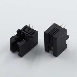 RJ11 dik açı modüler jack ince 4P4C dişi rj11 konektörü - Product Image 2