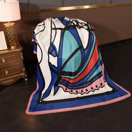 Horse head blue