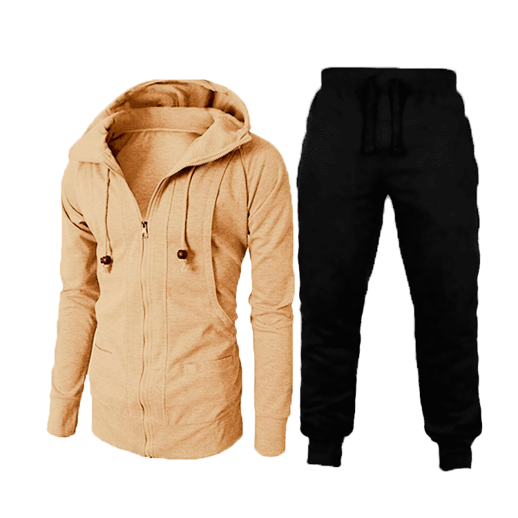 Khaki+black