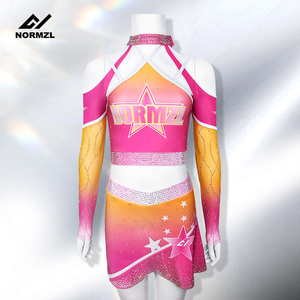 Custom Design You Own <strong>Pink</strong> Cheerleading Uniforms <strong>Cheer</strong> High School Mysterious <strong>Cheer</strong> Uniforms Wholesale - Product Image 1