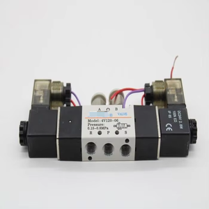 Brand New 4v120-06 Solenoid Air/Air Pneumatic Valve <strong>Double</strong> 24v for PLC <strong>Programming</strong> Industrial Control RS485 Communication - Product Image 1