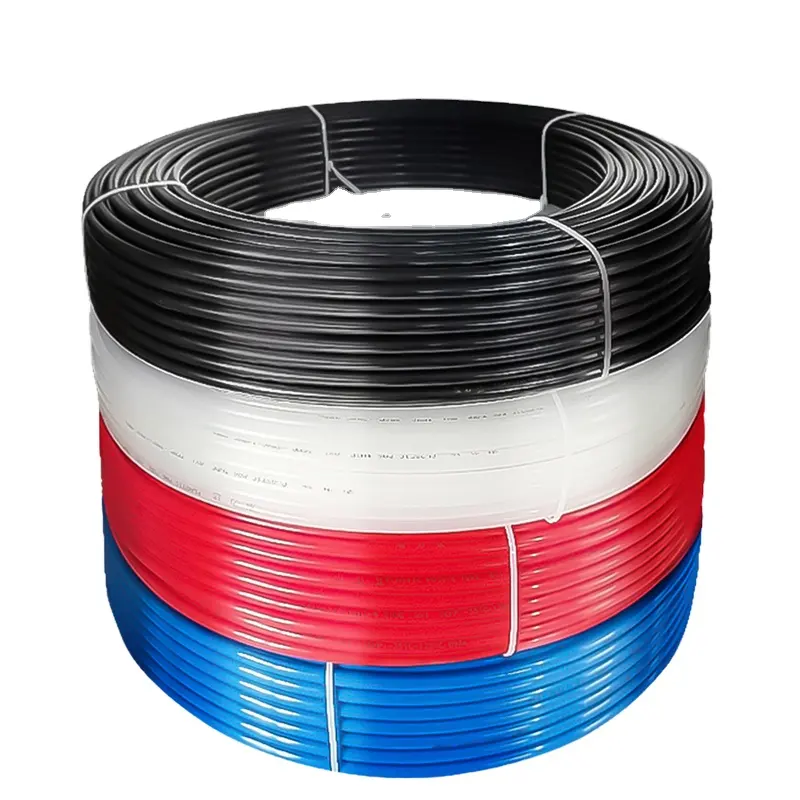 Chine fabrication haute pression 4mm 6 8 10 12 pneumatique Air Flexible polyuréthane polyéthylène Nylon tuyau Tube