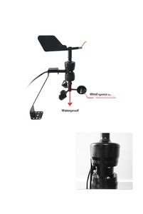 China Lieferant 4-20mA 0-5V RS485 Modbus Anemometer Integrierter Wind geschwindigkeits-und Richtungs sensor für Wetters tation