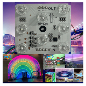 DC24v RGBW DMX512 modulo quadrato a led programmabile modulo magico impermeabile blockchain ad alta luminosità per soffitto morbido - Product Image 3
