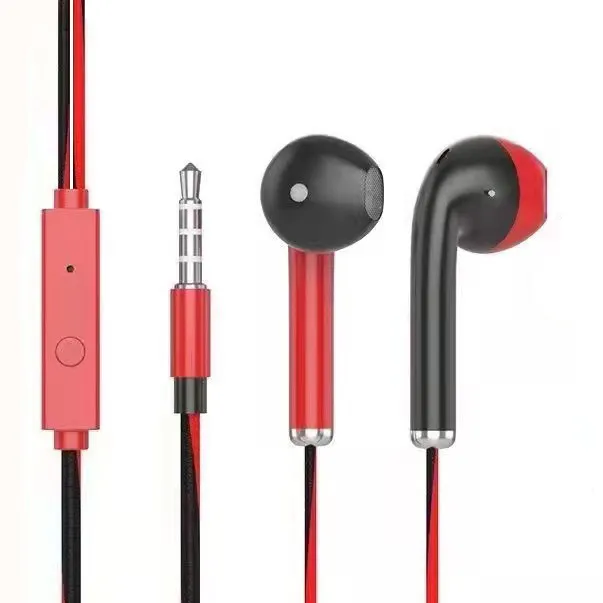Auriculares estéreo con cable y micrófono, cascos con conector 3,5, Control de botón IOS, para Android e IOS, Color variado, venta al por mayor