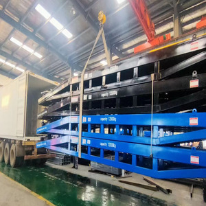 Nueva mesa elevadora de tijera móvil hidráulica de 10 toneladas, contenedor portátil, plataforma de carga y descarga, núcleo de Motor, rampa elevadora, Exportación