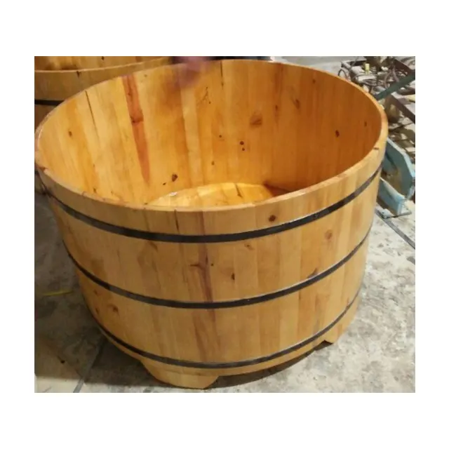Precio barato de marco de madera bañera/Natural de barril de madera bañera/Spa de bañera de madera de Vietnam (Kaylin + 84 817092069)