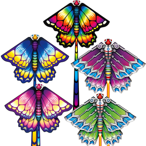 Tùy Chỉnh Trẻ Em Của Hoạt Động Ngoài Trời Bướm Trẻ Em Diều Bay Đồ Chơi Lớn Dễ Dàng Để Bay Cho Người Mới Bắt Đầu Đầy Màu Sắc Cho Gia Đình Diều - Product Image 1