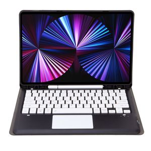 Para iPad Air 13 pulgadas (2024) Color inferior cuadrado sombrero táctil teclado inalámbrico para iPad Pro Pen Slot Protector de teclado - Product Image 4