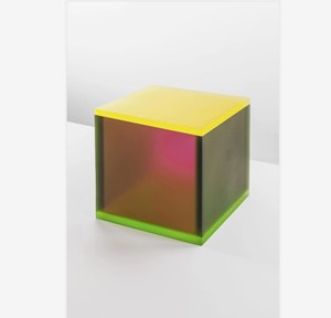 LS dày mờ màu acrylic tổ chức Hộp mờ plexiglass màu xanh vàng xám kết hợp mỹ phẩm hiển thị trường hợp khay - Product Image 1