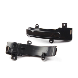 ADTクリアまたはスモークレンズLEDダイナミックターンシグナルランプブリンカーサイドミラーライトforOutlander 2013-2020 For Lancer 2016