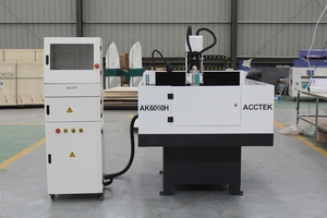 AccTek 6060金属数控路由器Atc 3轴数控雕刻模具铣削3D机床数控金属路由器