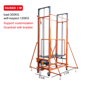 Nền tảng nâng bằng xích hợp kim nhôm điện 500kg, chiều cao 2m-10m, thang máy an toàn tự động điều khiển từ xa, di động, bán lẻ - Product Image 2