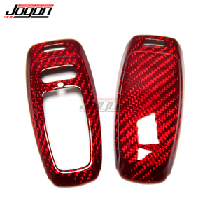 Karbon Fiber anahtar kapak tutucu uzaktan anahtar Fob vaka kabuk için Audi A3 S3 RS3 8Y A6 S6 RS6 C8 a7 S7 4K A8 S8 Q7 SQ7 Q8 SQ8 E Tron - Product Image 1