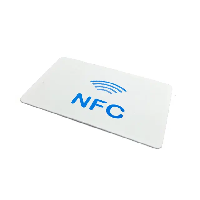 Biglietto da visita digitale NTAG213 NFC smart Card NFC/RFID nero opaco