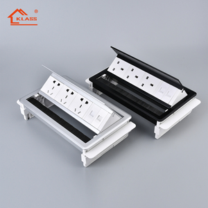 Fabrica enchufe de escritorio emergente montado en Escritorio de oficina de energía estándar UK/US/AU/EU con puertos Usb tipo C para enchufe eléctrico doméstico - Product Image 1