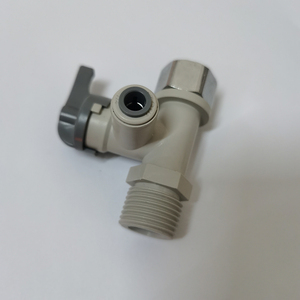<strong>1</strong>/4 Inch 3/8 Inch <strong>1</strong>/<strong>2</strong> Inch Feed <strong>Water</strong> <strong>Valve</strong> Adapter Angle Stop <strong>Valve</strong> 3 Way <strong>Valve</strong> for RO System - Product Image 2