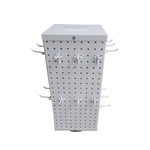 Espositore in metallo da tavolo personalizzato con piccolo negozio rotante a 4 lati - Product Image 5