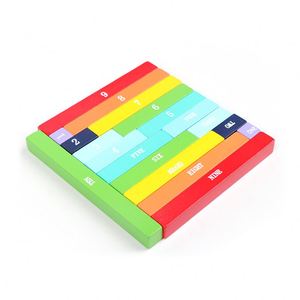 Bằng gỗ cuienaire que Toán Học Tập đếm khối Montessori trò chơi Montessori Đồ chơi giáo dục cho trẻ em - Product Image 1