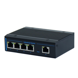 Hot Selling 1000M 5 Ports Industrial Ethernet Switch 1000 Mbit/s Nicht verwalteter 35mm DIN Rail Network Switch 4000V Blitzschutz - Product Image 4