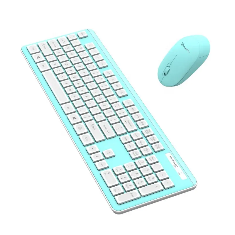 Konfulon Neuankömmling Drahtlose Tastatur und Maus Combo Ultra dünne Mini-Tastatur USB Optische Tastatur und Maus-Set für PC