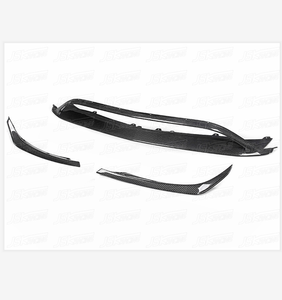 2016メルセデスベンツA-CLASS W176 A250 A260 AMG A45用RVZPORTスタイルカーボンファイバーフロントリップ - Product Image 3