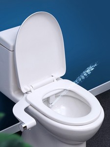 調節可能なABSプラスチック壁に取り付けられたビデ簡単セルフクリーニングノズル便座用淡水バスルーム用非電気ビデ