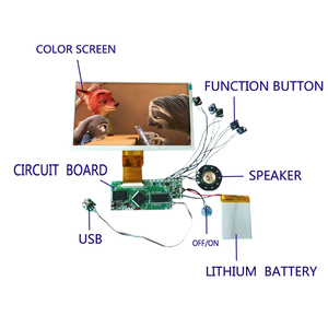 New Design 7 Inch Lcd Screen <strong>Video</strong> <strong>Module</strong> <strong>with</strong> Button Switch Without Function Buttons Display for <strong>Video</strong> Greeting Card - Product Image 2