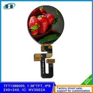 Display LCD TFT da 1.38 ''modulo Display LCD TFT IPS rotondo a 24 Pin 240x240 - Product Image 3