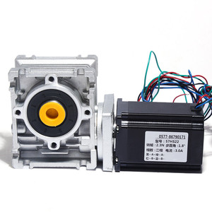 <strong>12v</strong> 2000rpm <strong>500w</strong> Gear <strong>Motor</strong> Nmrv50 Worm Gearbox with 24v <strong>Dc</strong> Servo <strong>Motor</strong>