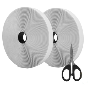 Circle Stretch <strong>Soft</strong> Self Adhesive Round <strong>Elastic</strong> Double Sided Hook <strong>Loop</strong> Fabric Fasteners Strap Rolls Tape Hooks <strong>Loops</strong> in Stock
