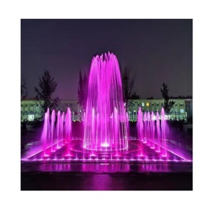 Custom Outdoor Stainless Steel <strong>LED</strong> Pool Lights Programmable Decorative Pond Small Circular Fountain Category Stone Garden - Product Image 1