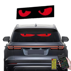 2025ใหม่ RGB Devils แผงตา APP ไฟ RC ยืดหยุ่นรูปแบบกราฟฟิตีเลื่อนอัตโนมัติแสดงผลบอร์ดไฟ LED สำหรับรถบรรทุก - Product Image 1