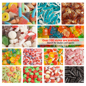 Bán buôn tùy chỉnh Mẫu gói các loại trái cây Hương vị chua ngọt đóng băng khô Jelly Halal Gummy kẹo - Product Image 5