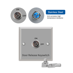 12V interruttore di uscita di emergenza a pulsante con chiave ripristinabile Max. 3A corrente di accesso alla porta - Product Image 4