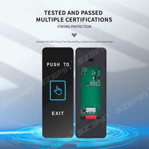 Pulsante di uscita a sfioramento interruttore di rilevamento a distanza interruttore di controllo di accesso senza contatto - Product Image 5