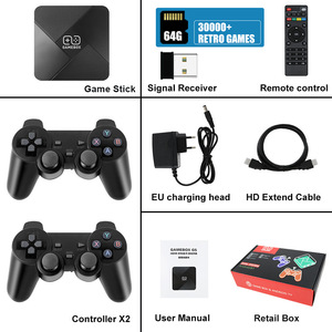 Новый G5 Hd 4k супер видео консоль Gamebox 50 + Эмулятор 40000 + Ретро игры с ТВ приставкой 9,1 системы Android беспроводной контроллер - Product Image 6