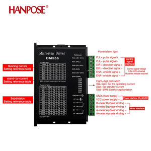 Hanpose Schrittmotor treiber Dm556 20-50vdc 42 Schrittmotor treibers teuerung 2-Phasen-Digitalschrittmotortreiber für Nema 23 - Product Image 4