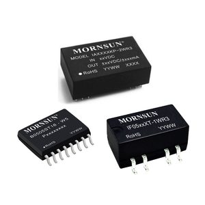 Mornsun DC Power Module Entrada fija SIP SMD Salida regulada 0,2 W 1W 2W 3,3 V 5V 12V 15V 24V DC/DC Convertidores DC/DC de montaje en placa - Product Image 1