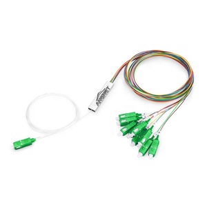 鋼管ミニタイプスプリッターSCAPC 1x9PLCスプリッター端子台用光ファイバーPLCスプリッター - Product Image 1